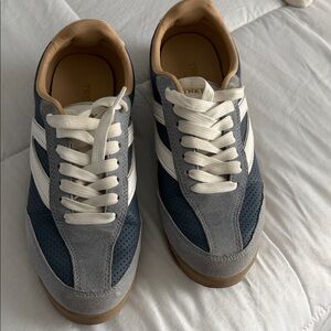 Tretorn Blue and Gray Athletic Shoes